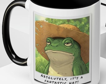 Frog Mug gift, Funny joke Frog Mug, Sarcastic Humour Gift, Tea Coffee Lover, Gift for Friend, Gift for Family, Toad Mug, Novelty Mug gift