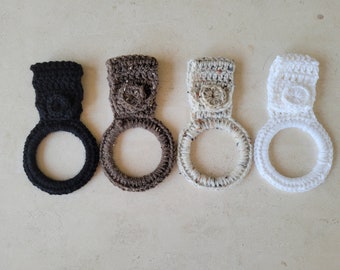 Crochet Towel Holders - Kitchen Towel Holder