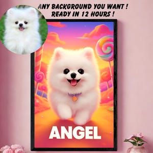 Custom Cartoon Pet Portrait | Personalized Pet Portraits | Gifts for Birthday, Anniversary & More | Custom Dog Portrait | Cat Portrait