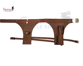 Handmade Leather Ezra Bridger Rebels Belt: Star Wars Cosplay