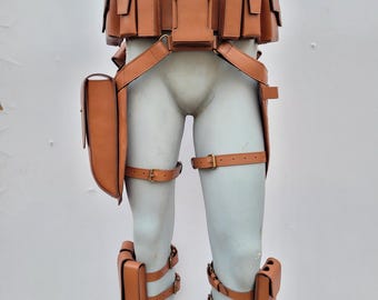 Bad Batch Tech Läderbälte, 501:a Legionens Klonsoldat Cosplay-tillbehör