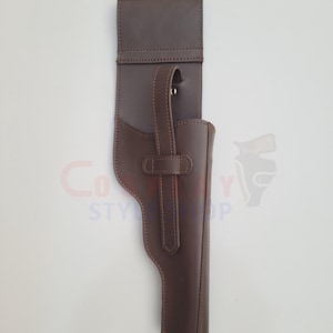 Mandalorian Blaster IB 94 Holster and Death Watch Wester- 35 Trooper Leather Holster With Leg Strap