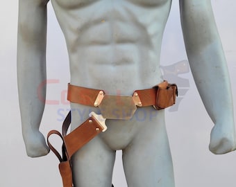 Funda de contrabandista corelliano inspirada en Han Solo - ROTJ - Funda de cinturón para disfraz de cosplay