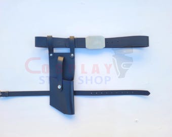 Rebel Fleet Trooper DH-17 Blaster Holster: Cosplaybälte i äkta läder