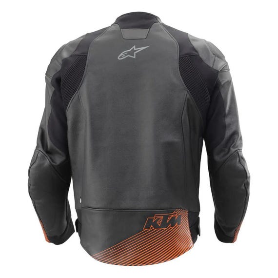 KTM Ready to Race Motorcycle Riding Gear Biker Genuine Cowhide