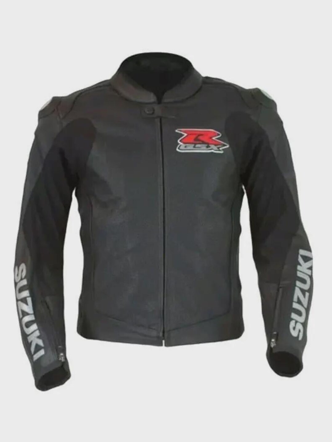 Black Suzuki GSXR Motorcycle Riding Gear Biker Rider Genuine