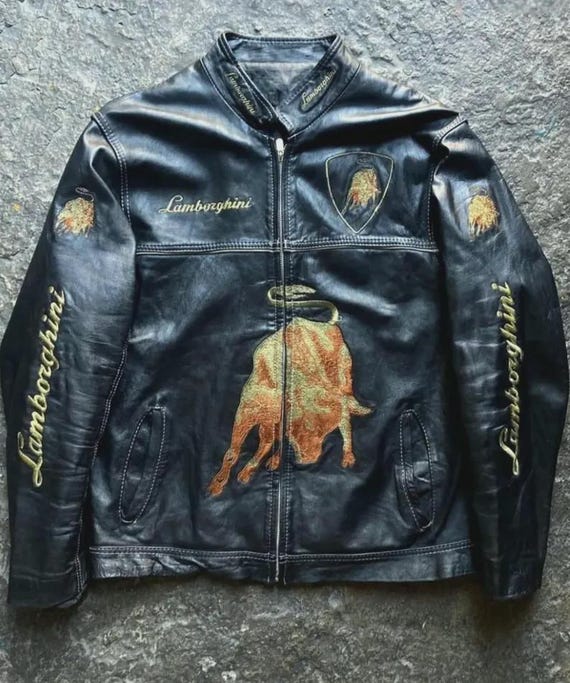ランボルギーニ オフィシャル レザージャケット 1 Lamborghini AUTOMOBILI LAMBORGHINI LEATHER BIKER JACKET | Lamborghini Store