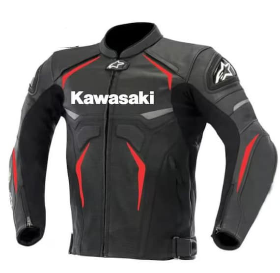Kawasaki Motogp Racing CE Armored Motorcycle Riding Gear Genuine