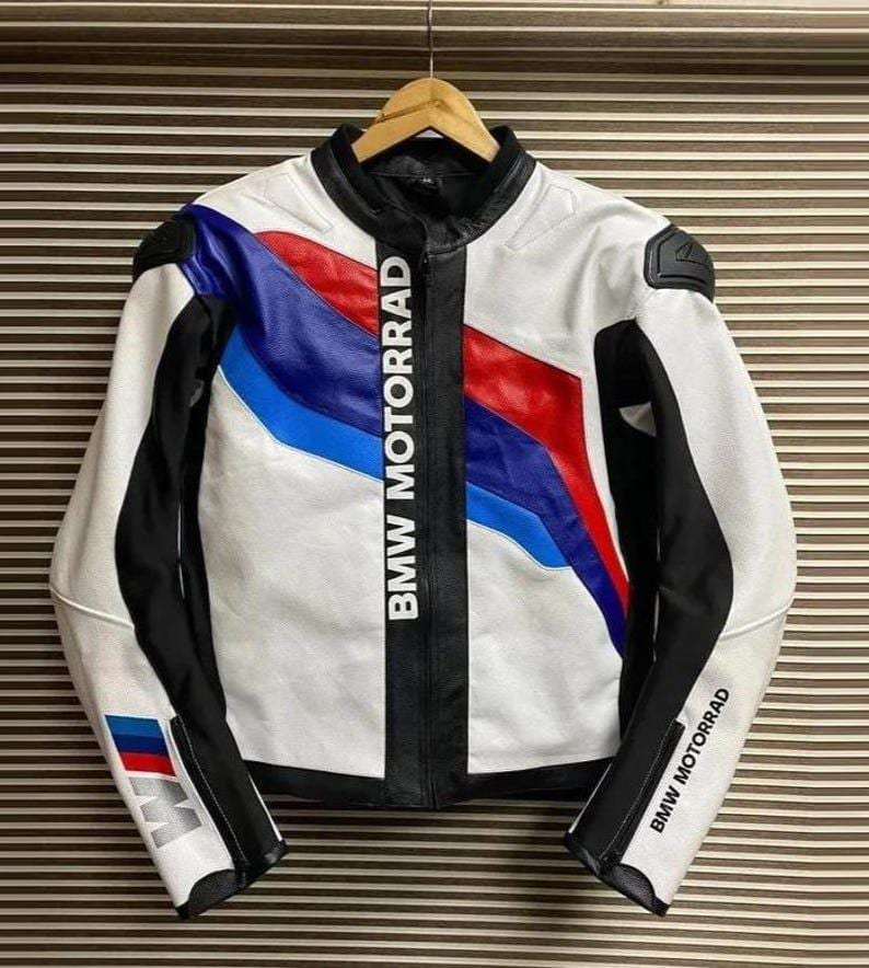 BMW Motorrad Mシリーズレザーバイクジャケット：CE認証保護 - Etsy 日本
