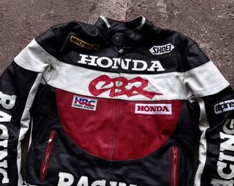 Men's Honda CBR Riding Gear Motorcycle Jacket Biker Rider Genuine