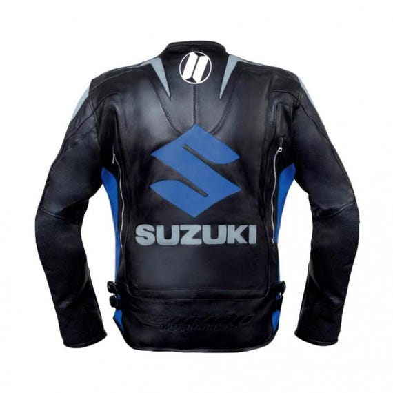 Suzuki Champion Black Motorcycle Racing Gear Biker Rider Genuine