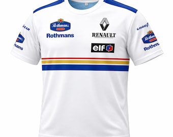 1996–97 Racing Team Crew Shirt – Retro Formula Style Tee – Classic Motorsport Fan Apparel