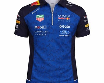 F1 Racing Zip Polo 2026 – Formula 1 Team Shirt, Motorsport Apparel, Fan Gift