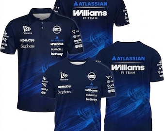 Williams F1 Team Polo Shirt – All Over Print Racing Apparel