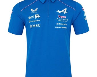 2026 Formula Racing Team Polo Shirt Blue Pink Motorsport Jersey Mens Teamwear
