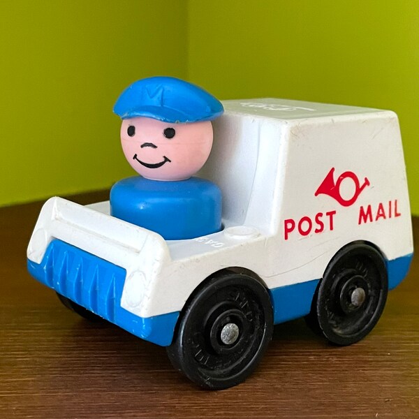 Fisher Price Main Street Mail Truck Etsy