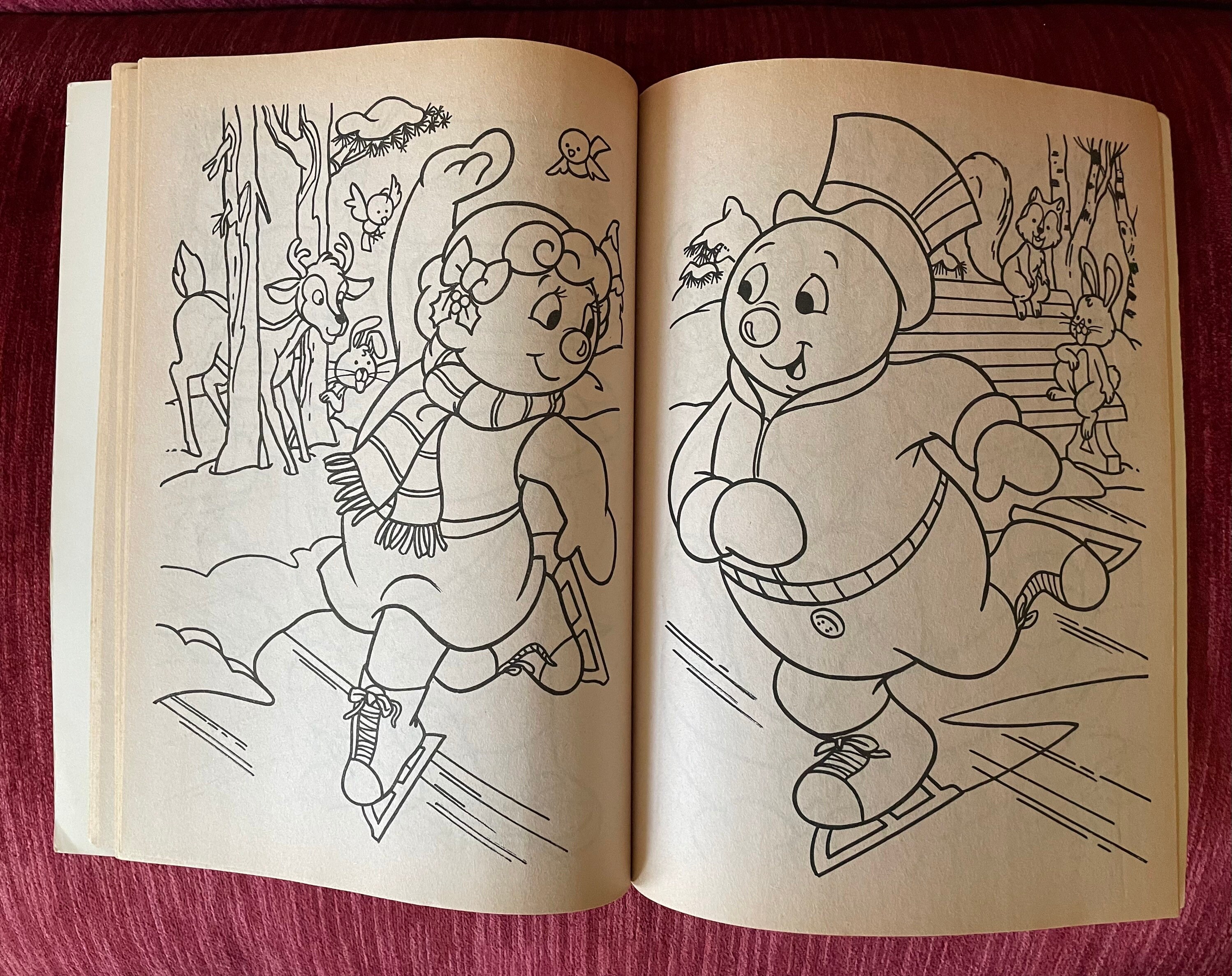 Frosty- A Big Coloring Book- Vintage