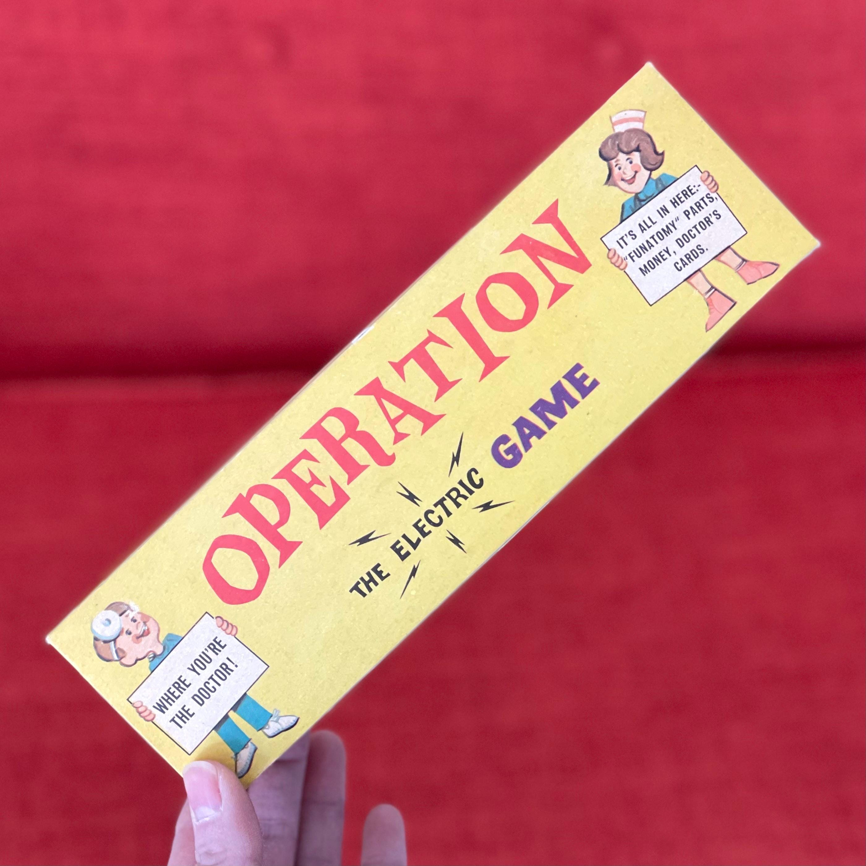 Operation Game 1965 - Etsy