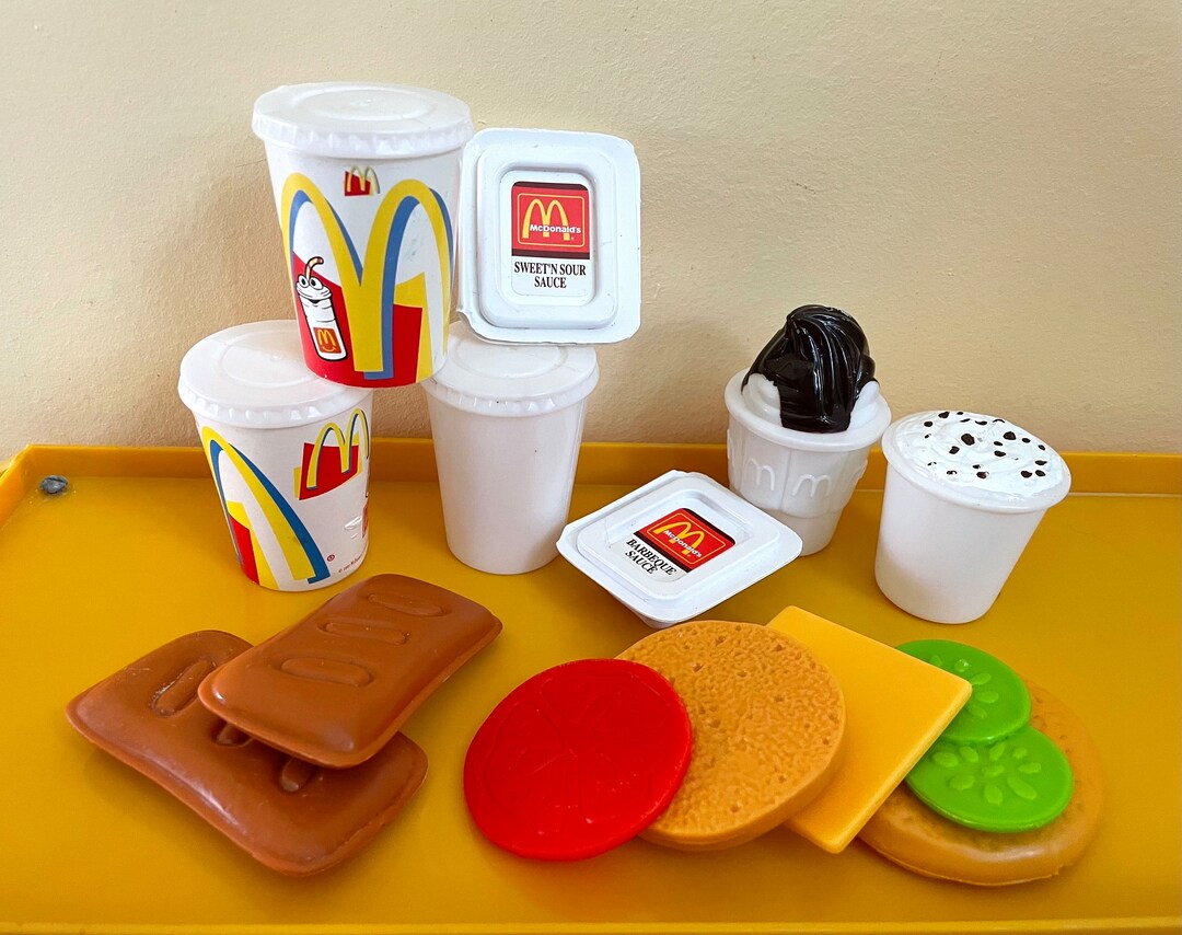 Vintage 2001 CDI Mcdonalds Play Food Lot sundae Drinks Etsy