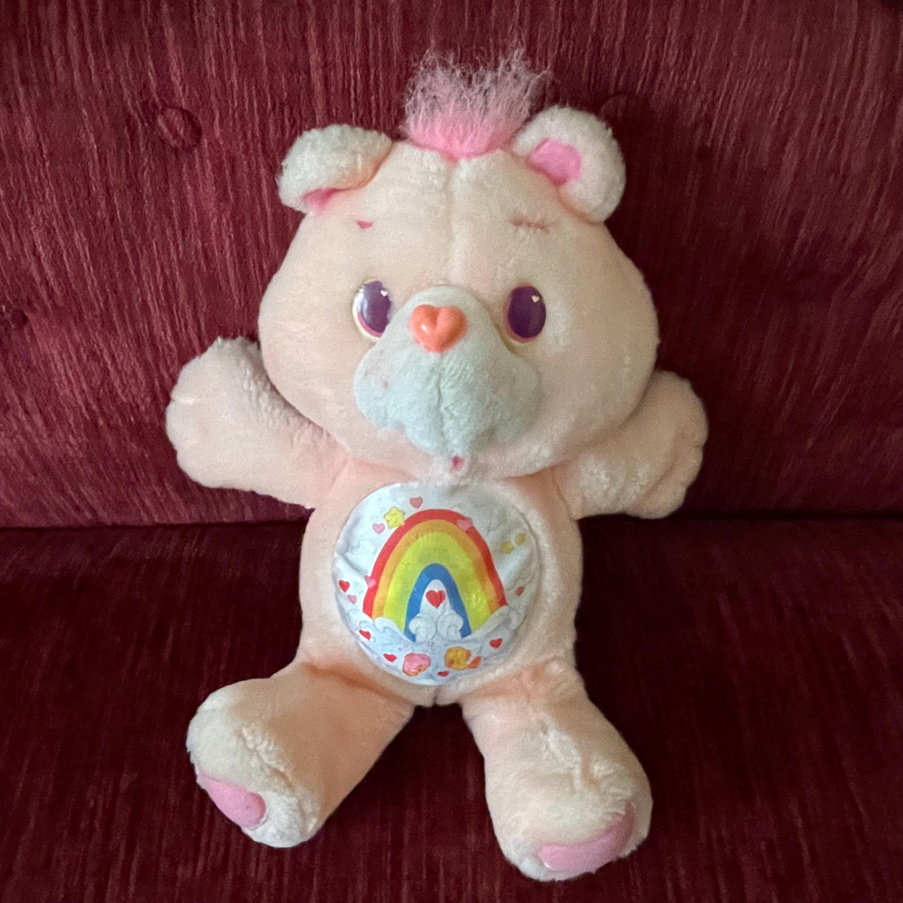 Vintage 1991 Care Bears Cheer Bear Plush - Environmental Series