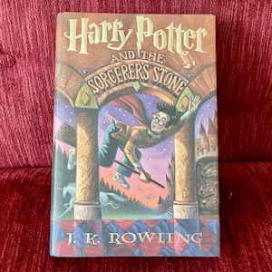 Vintage 1998 “Harry Potter and the Sorcerer’s Stone” Scholastic First American Edition - Hardcover - J.K. Rowling Mary Grandpre - Dustjacket