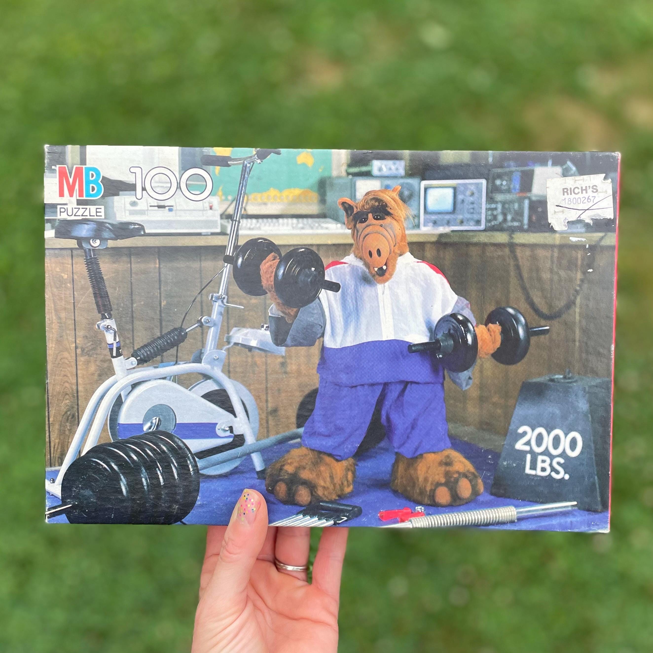 Vintage 1989 ALF 100 Piece Jigsaw Puzzle - Milton Bradley Complete