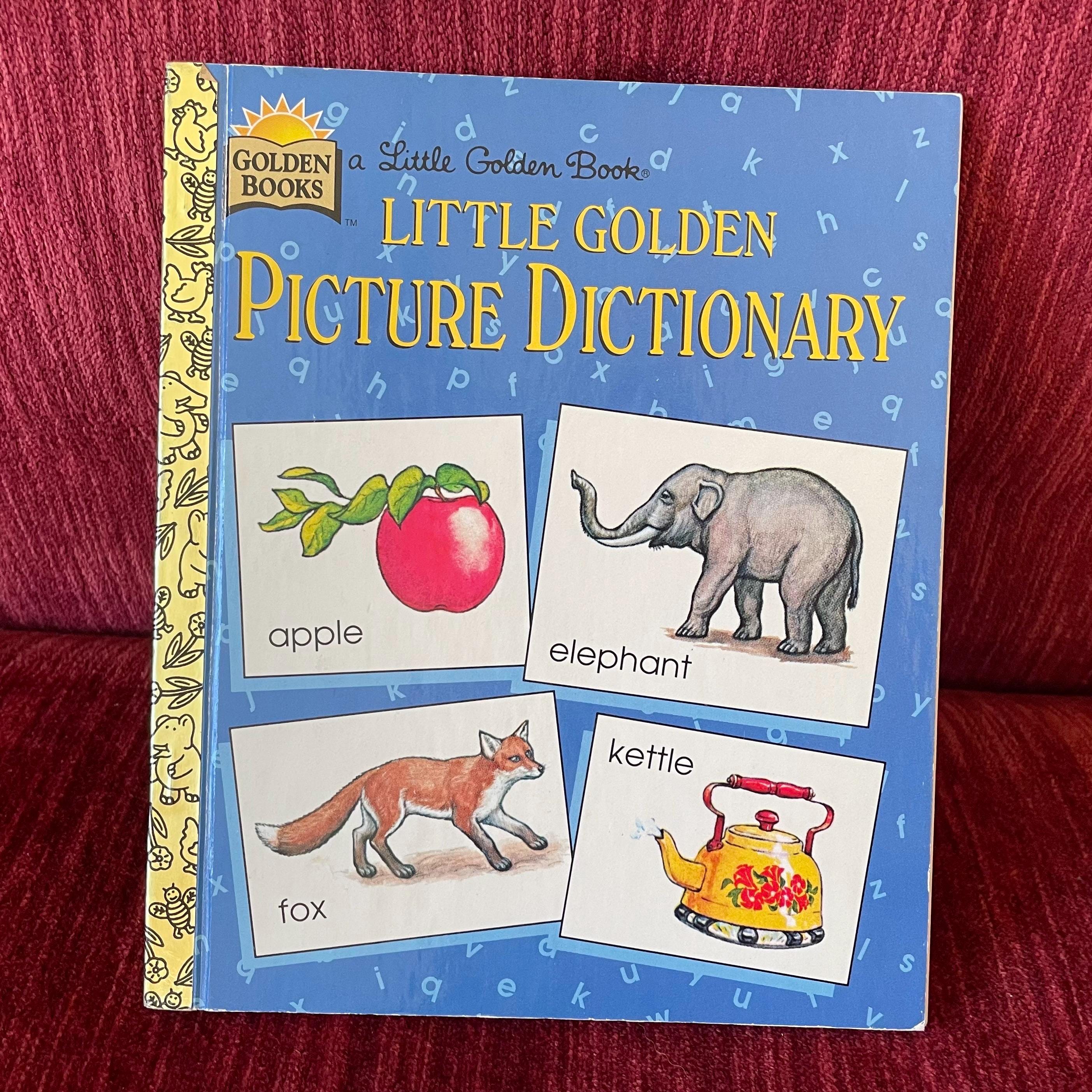 Vintage 1997 “little Golden Picture Dictionary” Little Golden Book