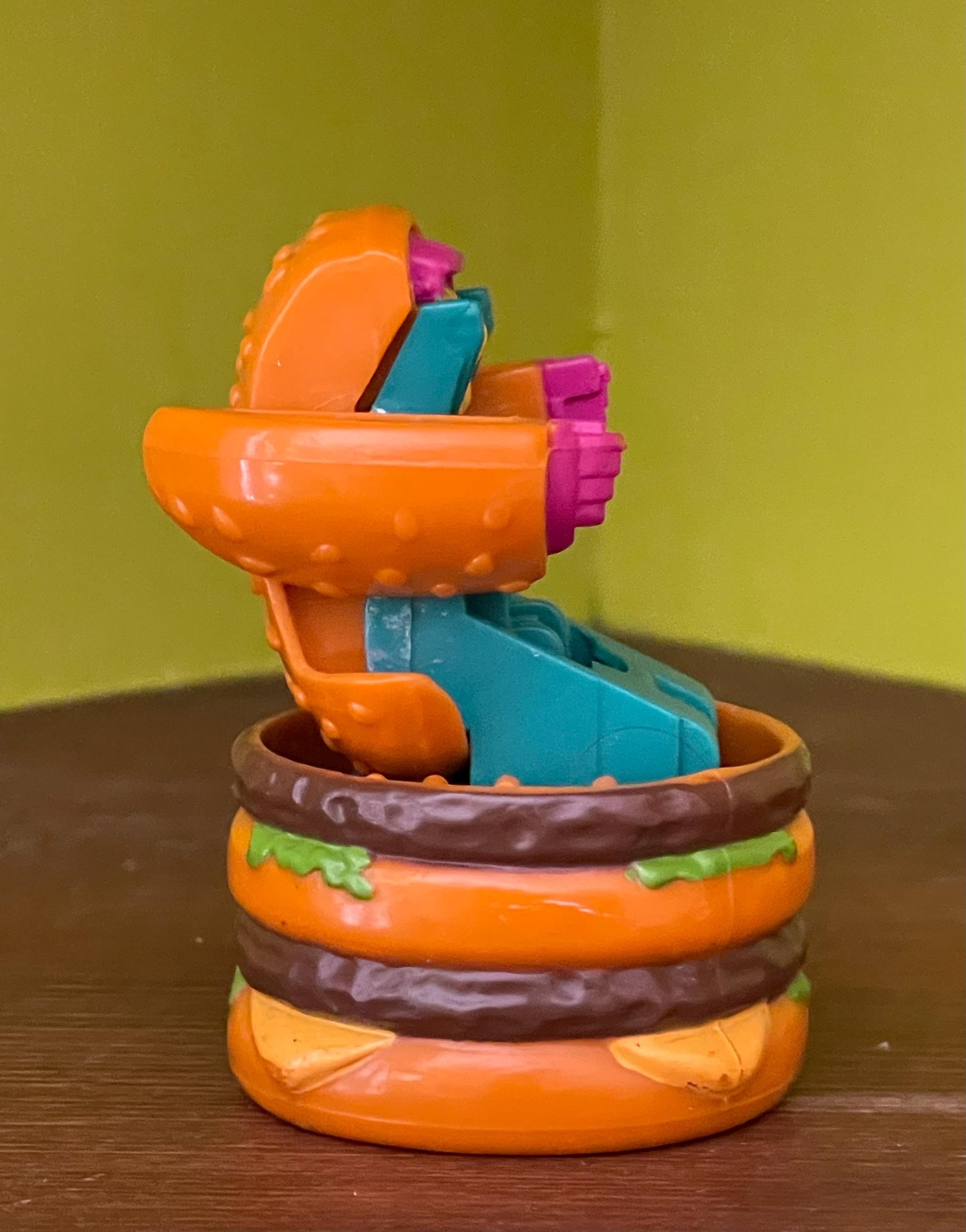 Vintage 1987 Mcdonald's Big Mac Changeables Toy - 1980s Happy Meal