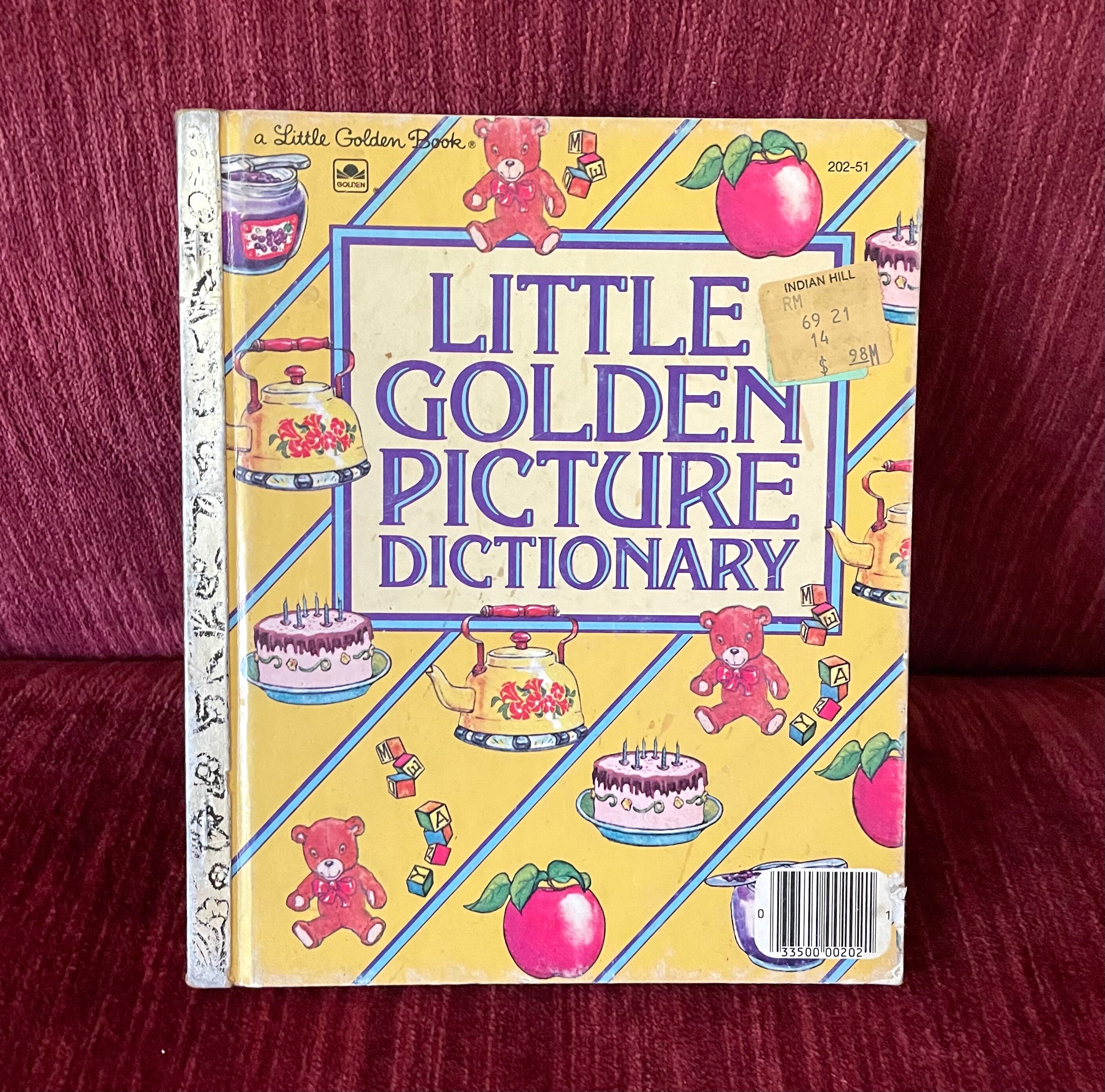 Vintage 1981 “little Golden Picture Dictionary” Little Golden Book