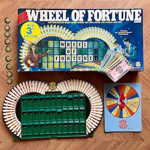 1986 Wheel Fortune - Etsy
