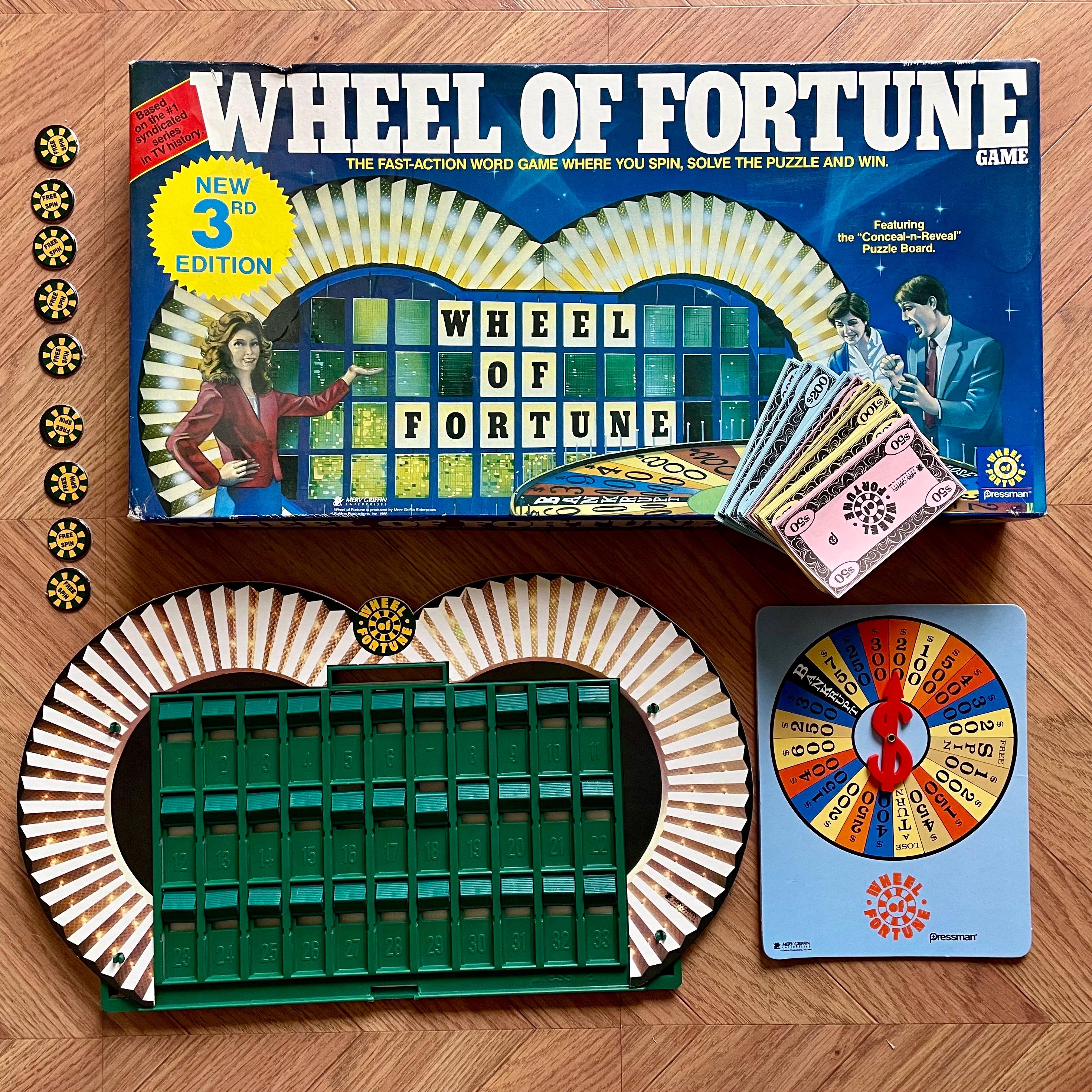 1986 Wheel Fortune - Etsy