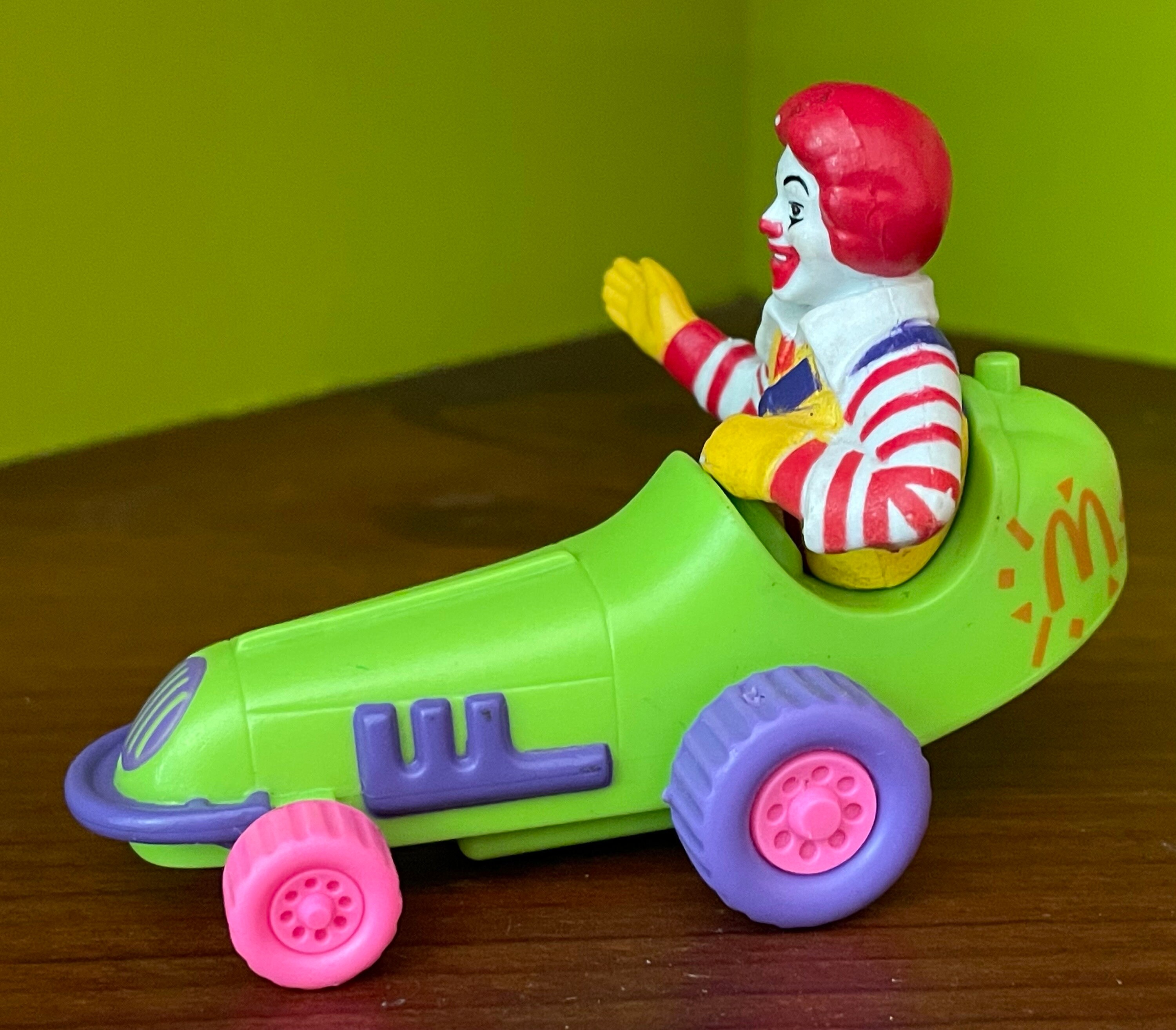 Vintage Ronald Mcdonald Toy Lot Mcdonald's “ronald Rev-up” Car