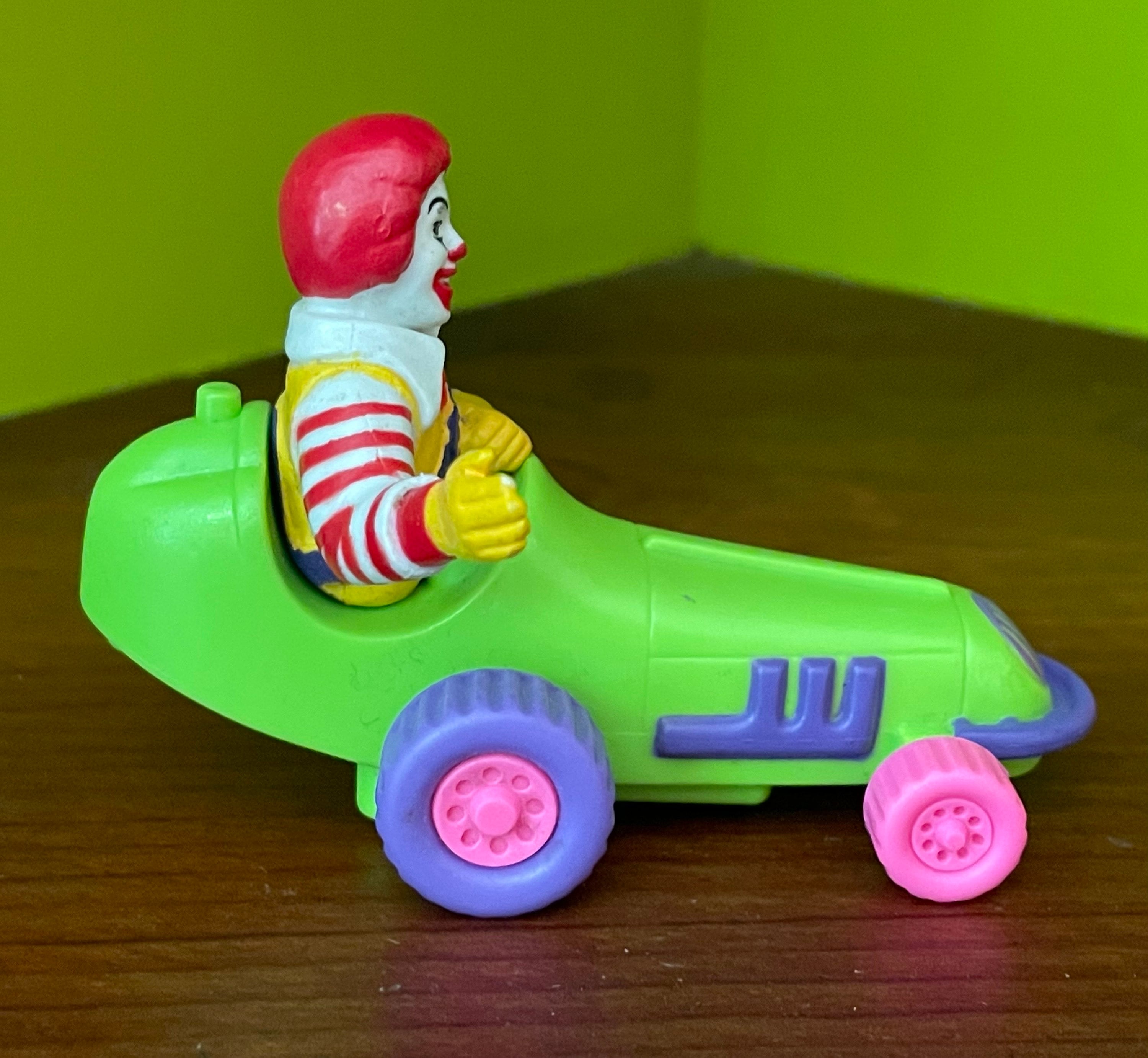 Vintage Ronald Mcdonald Toy Lot Mcdonald's “ronald Rev-up” Car