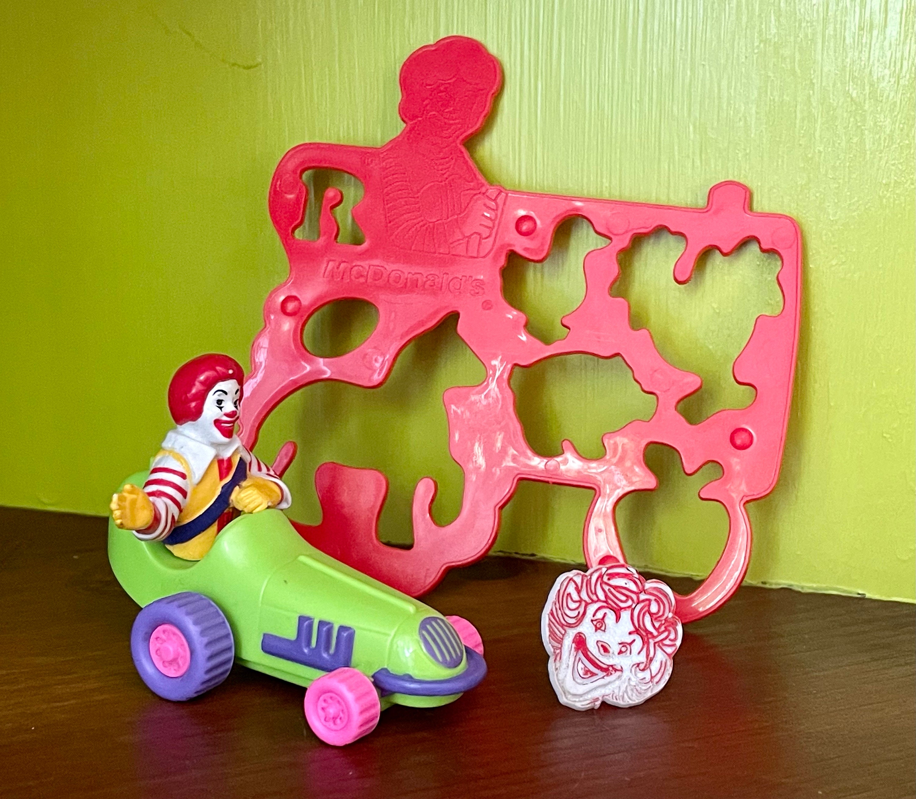 Vintage Ronald Mcdonald Toy Lot Mcdonald's “ronald Rev-up” Car