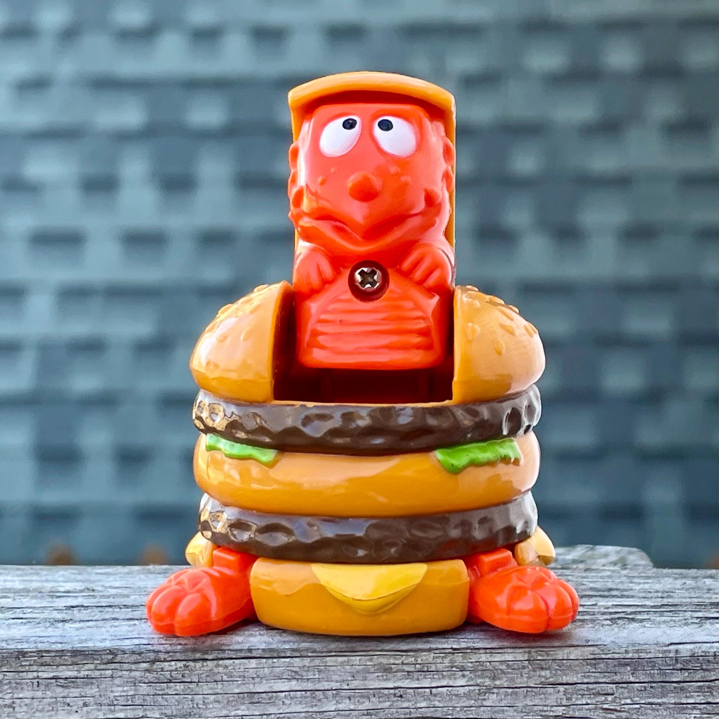 Vintage 1990 Mcdonald's “big Mac-o-saurus Rex” Burger Mcdino