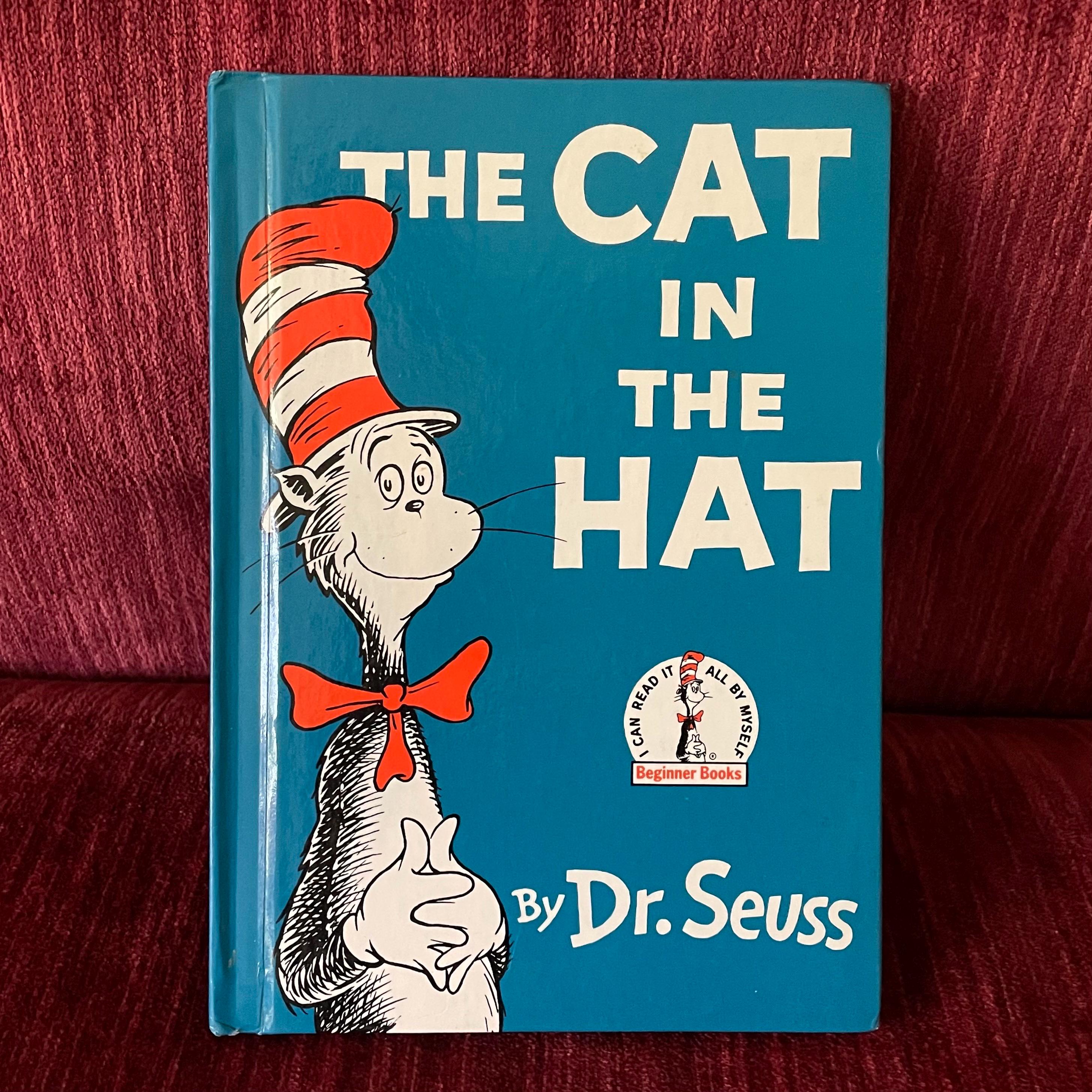 ドクターキャビエット Vintage 1985 “the Cat in the Hat” Hardcover Book by Dr. Seuss