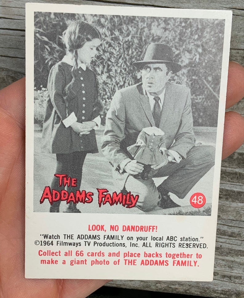 Vintage 1964 the Addams Family Filmways Trading Cards Lot of Etsy