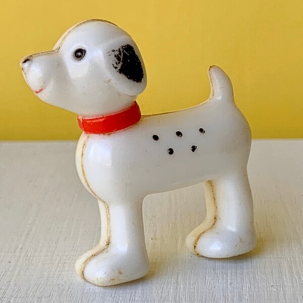 Plastic Dog Figurine Etsy