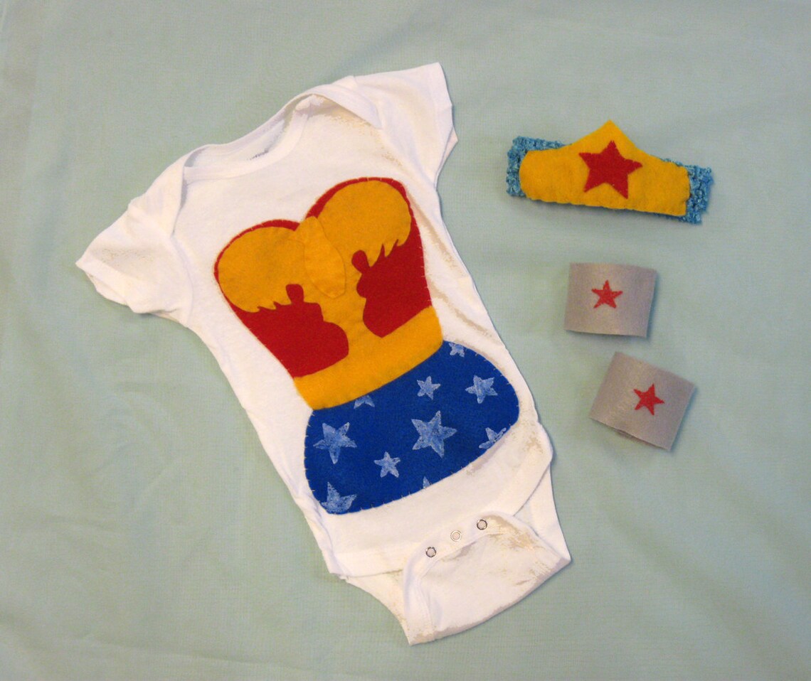 Baby Superhero Halloween Costume Baby Costume red white Etsy