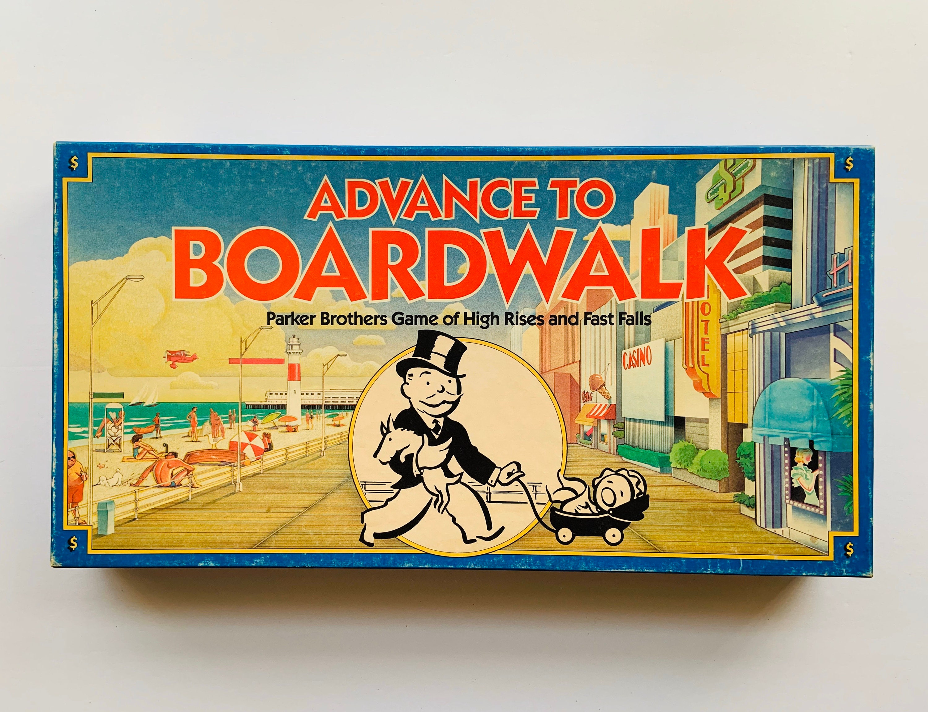 1985 Parker Brothers Advance to Boardwalk Game - Game of High