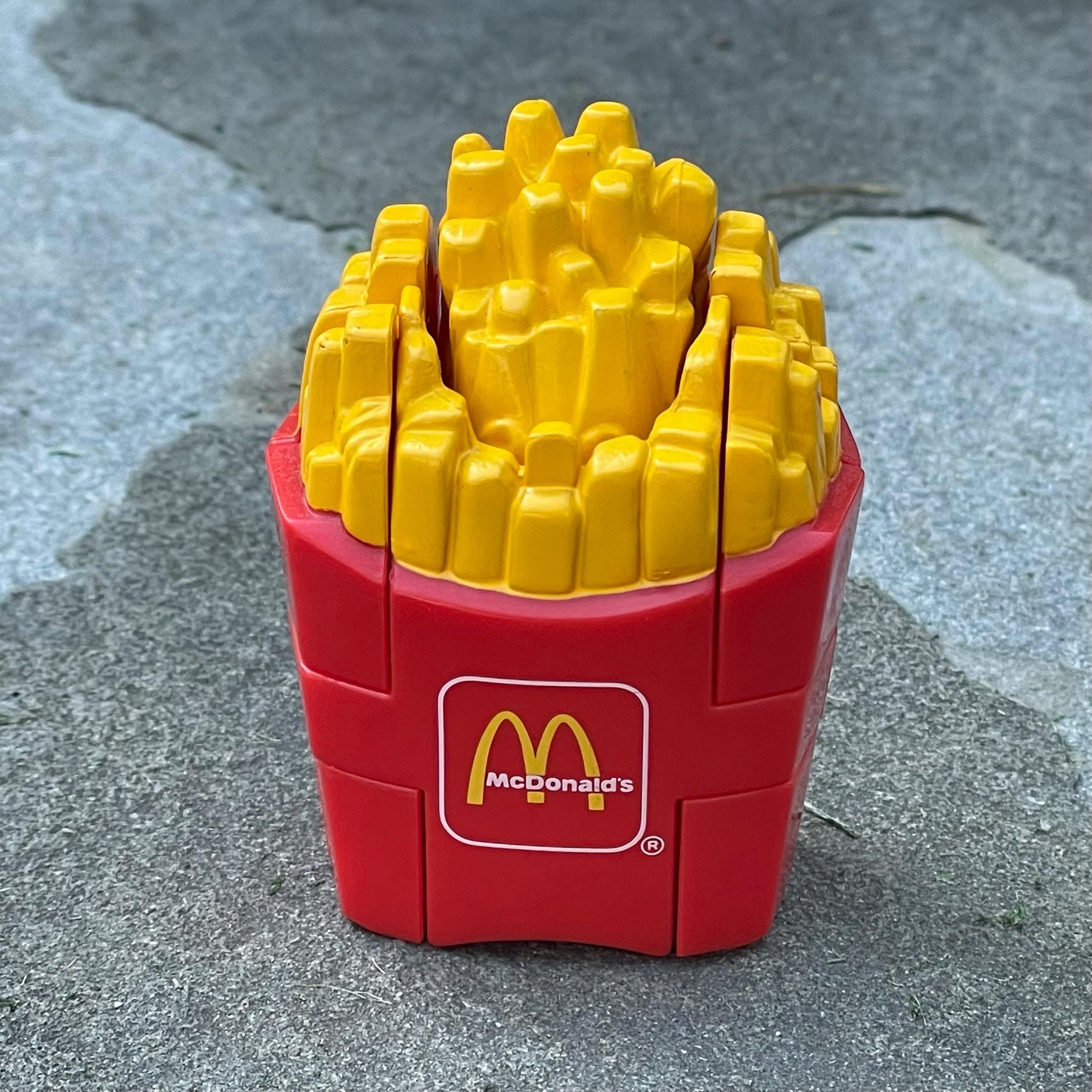Vintage 1990 Mcdonald's Mcdino Changeables Fry-ceratops