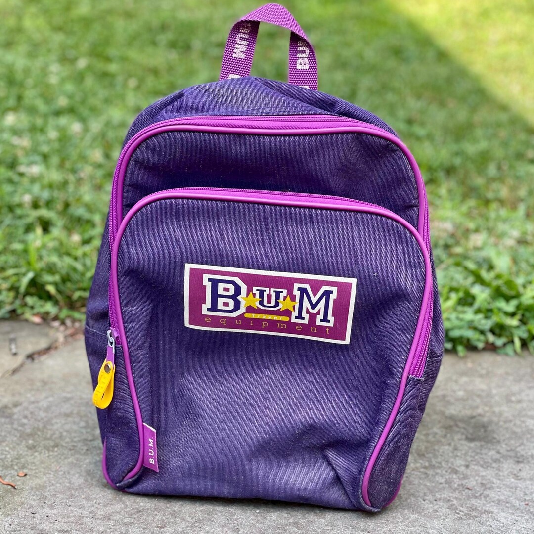 Vintage 1990s BUM Equipment Mini Backpack - Purples With Yellow - B.U.M.  Equipment Travel - 90s Accessories - 90s Fashion Bags - Etsy