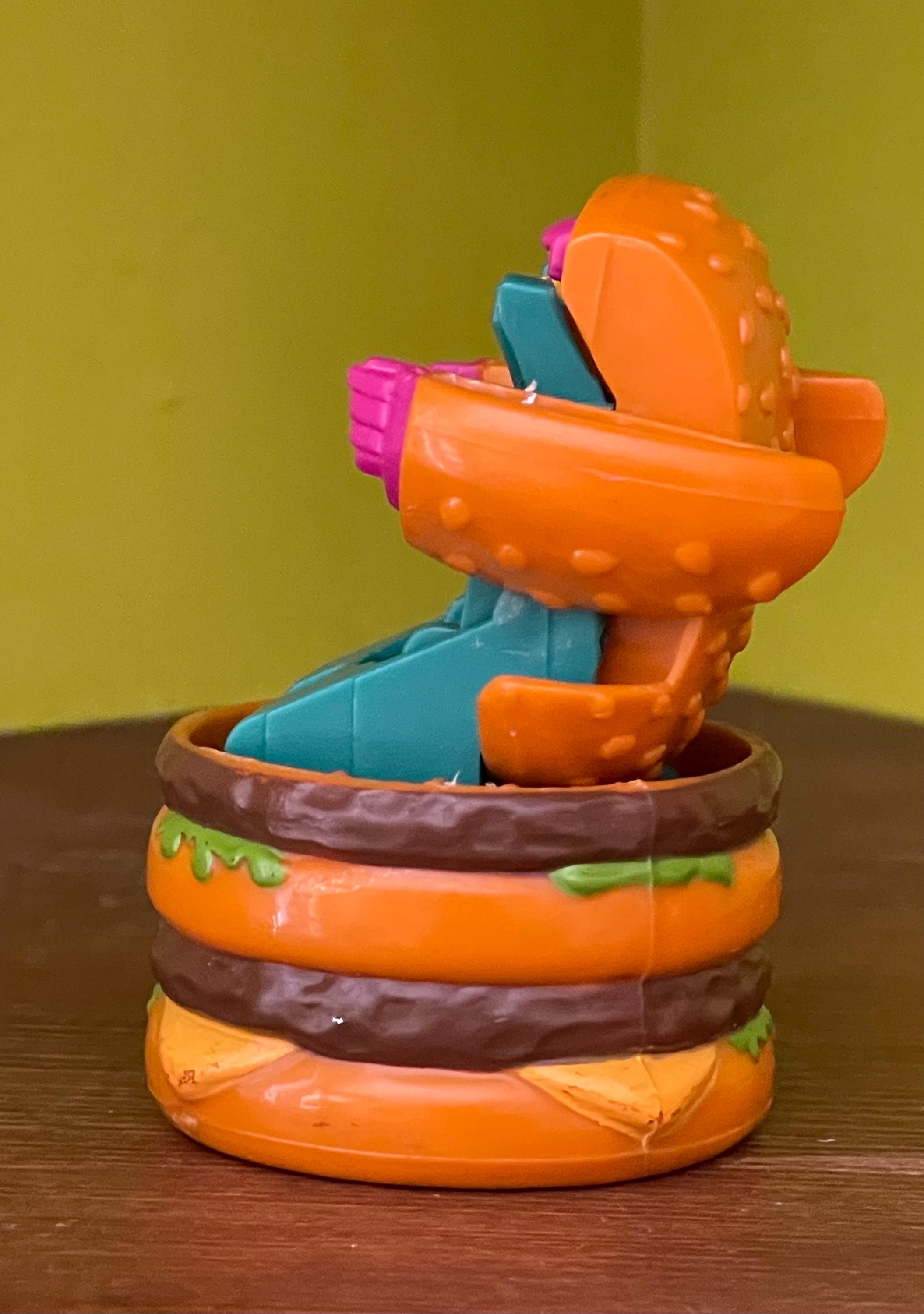 Vintage 1987 Mcdonald's Big Mac Changeables Toy - 1980s Happy Meal