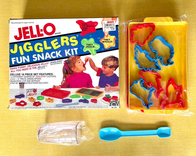 Vintage 1991 JELLO Jigglers Fun Snack Kit New in Open Box Complete