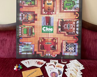 You Choose - Parts for Vintage 1996/1998 Clue Parker Brothers Detective Game - Cards - Parker Brothers Clue no 45 - mystery game Replacement