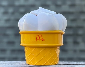 Vintage 1988 McDonald’s Turbo Cone Changeables Toy - 1980s Collectible Toys - McDonald’s Ice Cream Cone Robot Happy Meal Toy AS IS