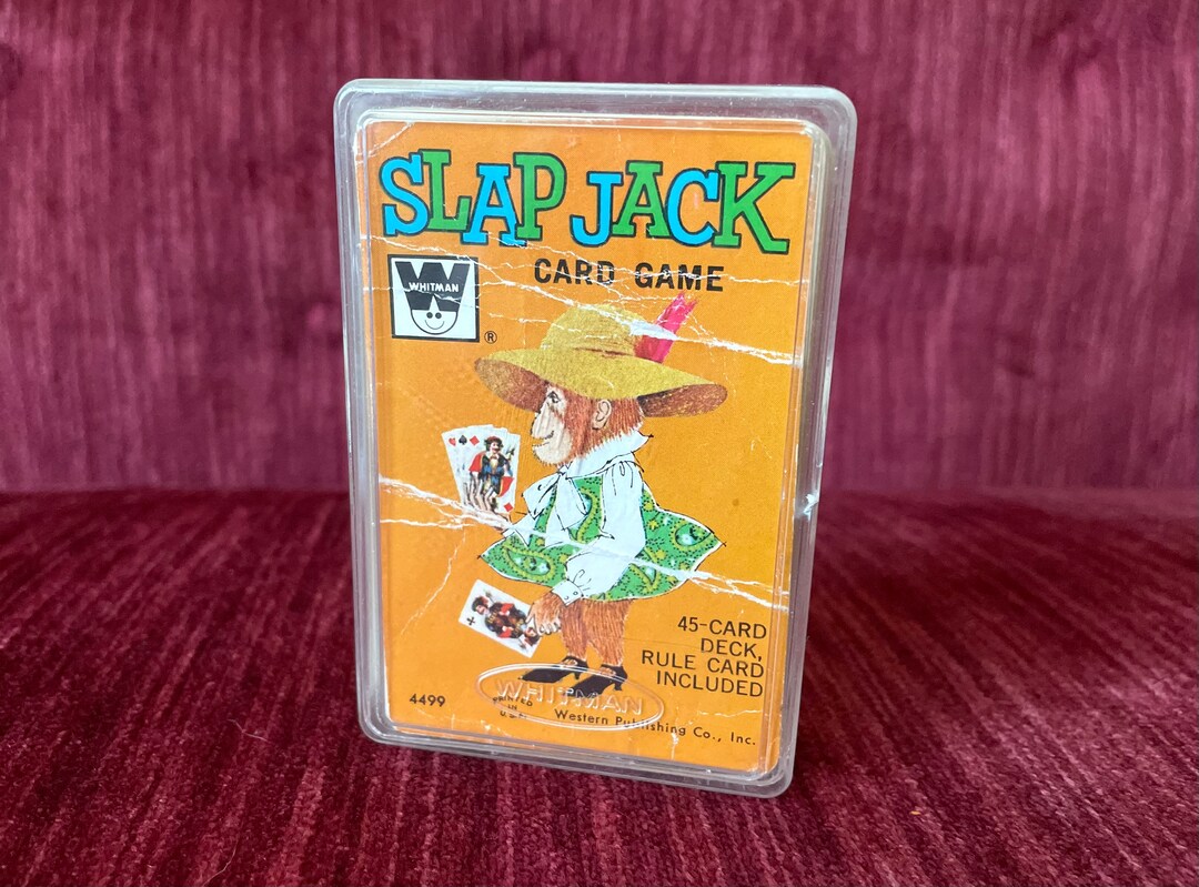 Vintage 1965 Slap Jack Card Game by Whitman Western Etsy