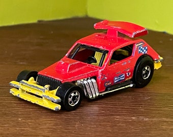 Vintage 1978 Hot Wheels Greased Gremlin Vehicle - Metal Diecast - Racing Car Toy - Mattel - 1970s Toys Metal Toys