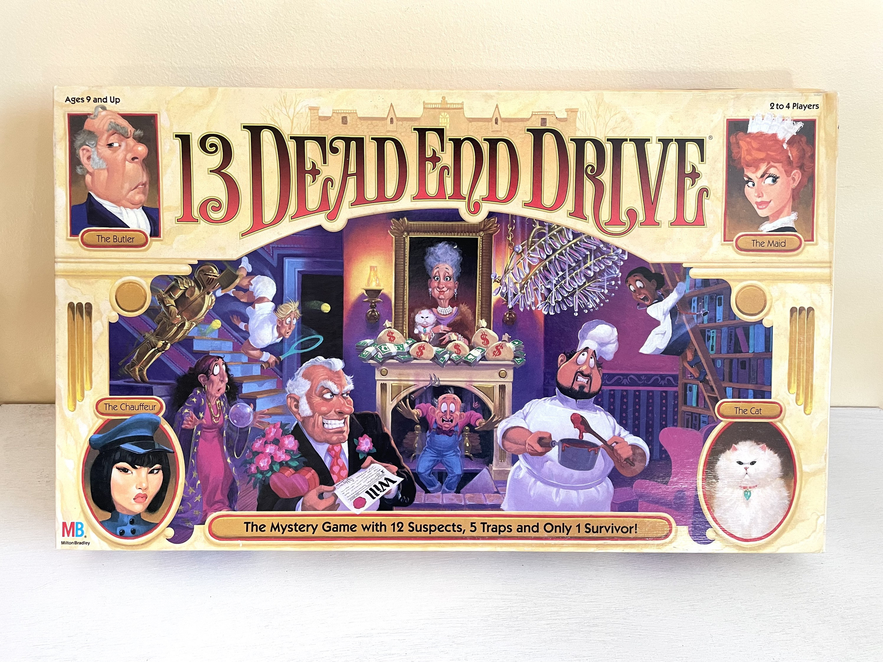 Vintage “13 Dead End Drive” 3D Board Game by Milton Bradley - 1993