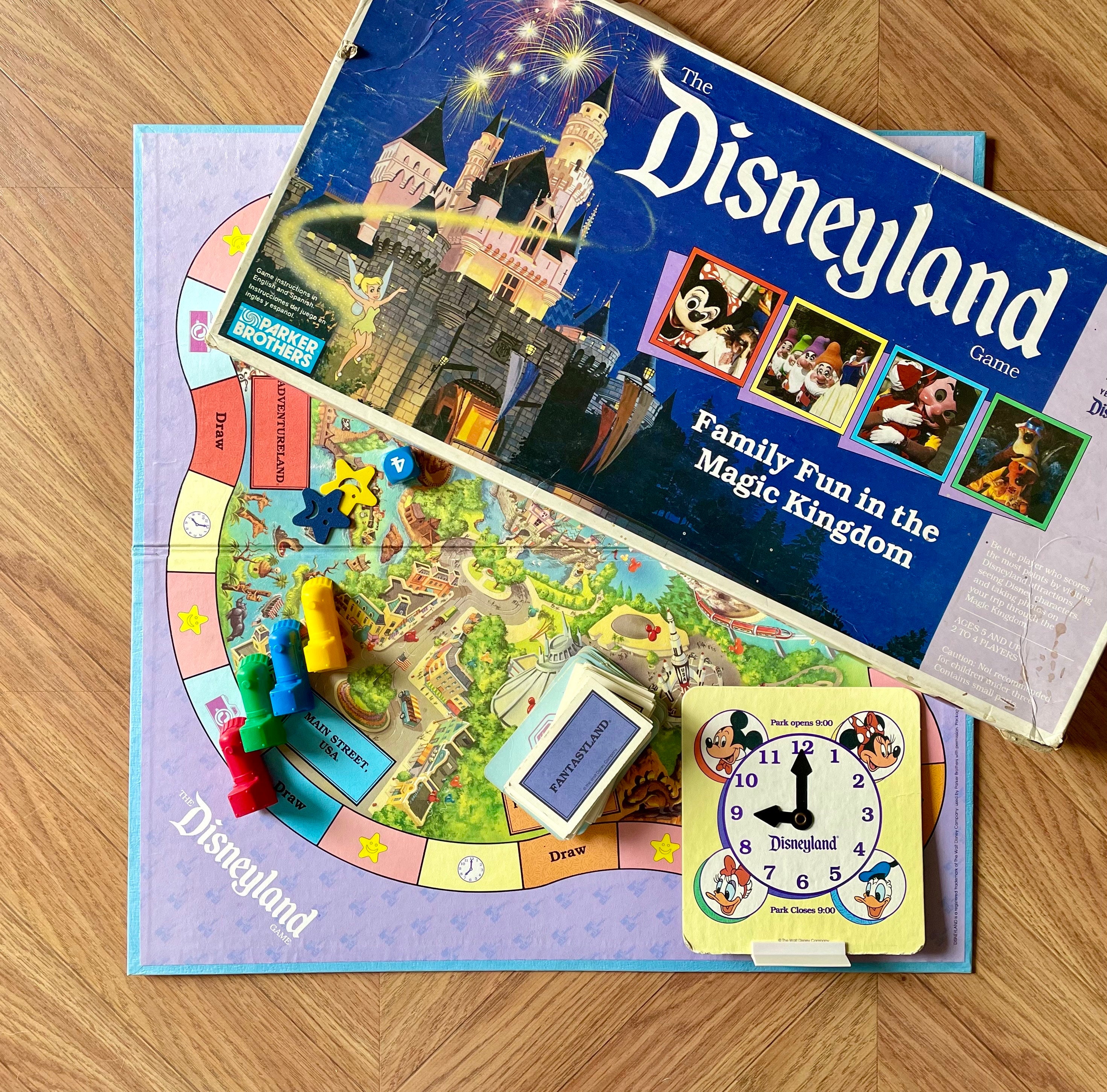ヴィンテージ Disneyland Game Vintage 1990 the Disneyland Game by Parker Brothers - Magic